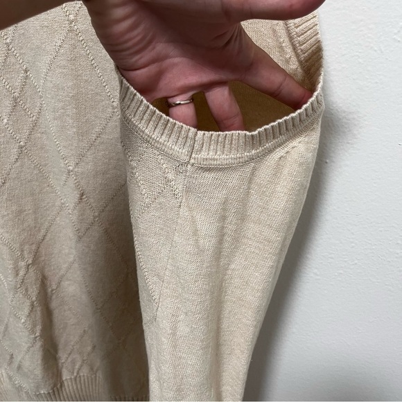 VINTAGE Joseph Abboud Cotton Textured Grandpa Sweater Size XL - Picture 5 of 9